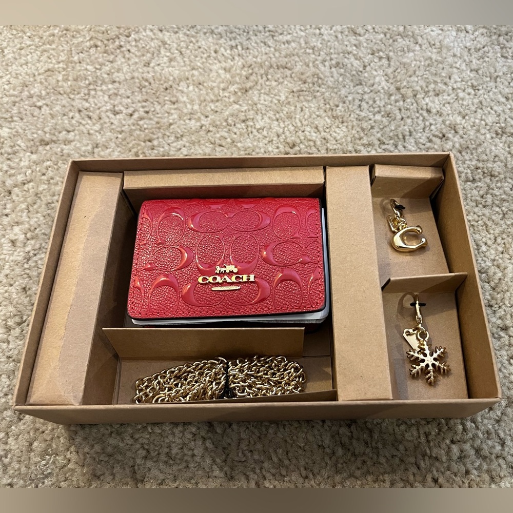 NWT Mini Coach Wallet